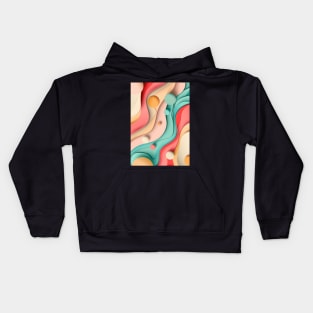 Color Swirl Harmony Kids Hoodie